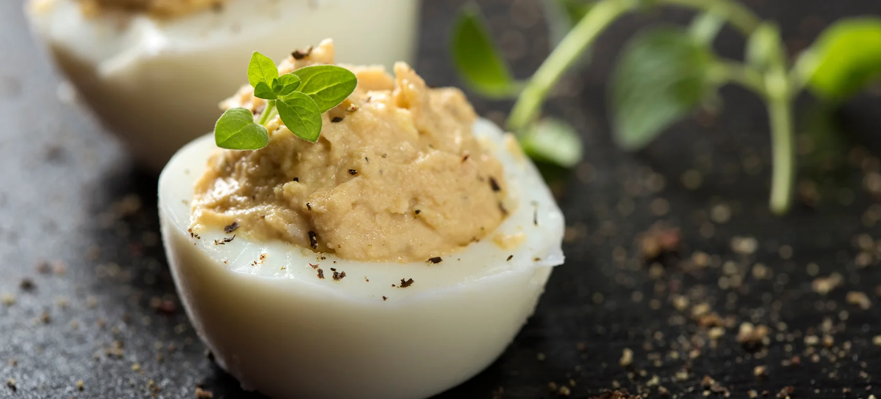 Harbo’s Spicy Tropical Deviled Eggs